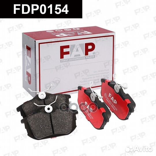 Колодки тормозные fdp0154 FAP