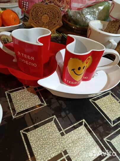 Чайные чашки набор2 штуки