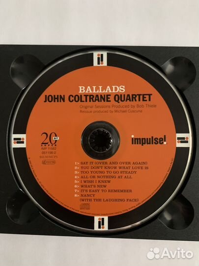 John Coltrane Quartet - ballads - CD Impulse