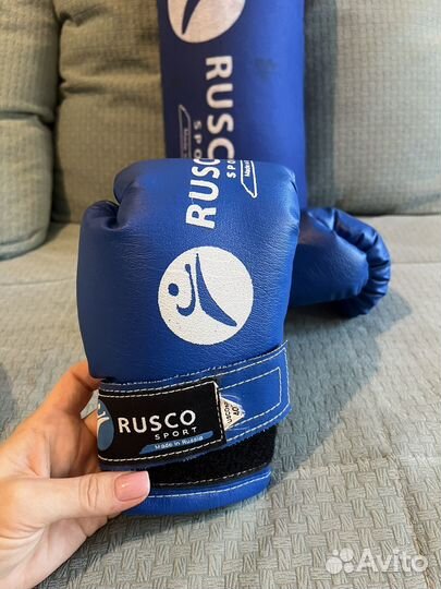 Боксерская груша и перчатки детские