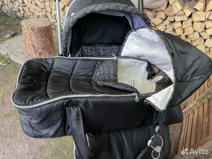 Коляска 3 в 1 бу