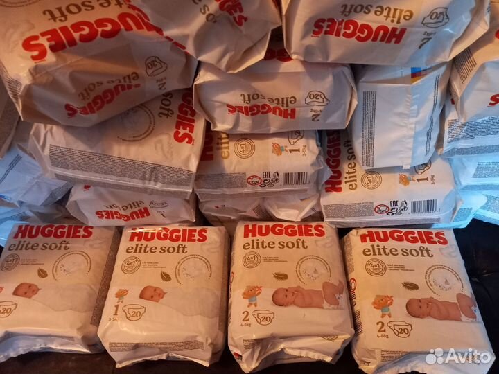 Памперсы детские 1, 2