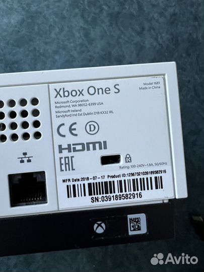 Xbox one s 1tb с играми