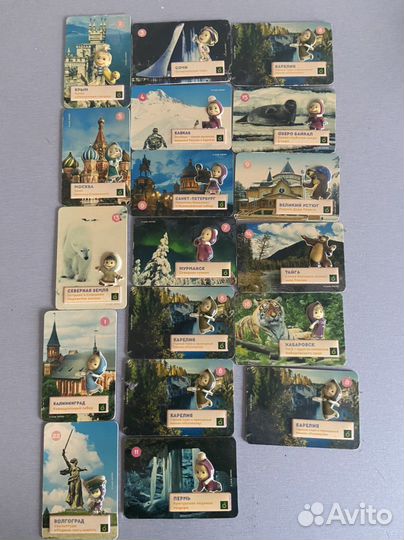 Магниты Маша и Медьведь города