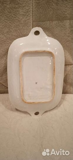 Старинное блюдо, сухарница 