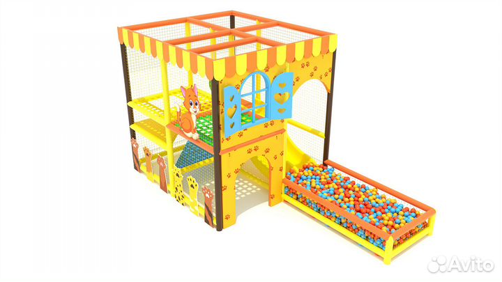 Детские игровые лабиринты до 20 м2