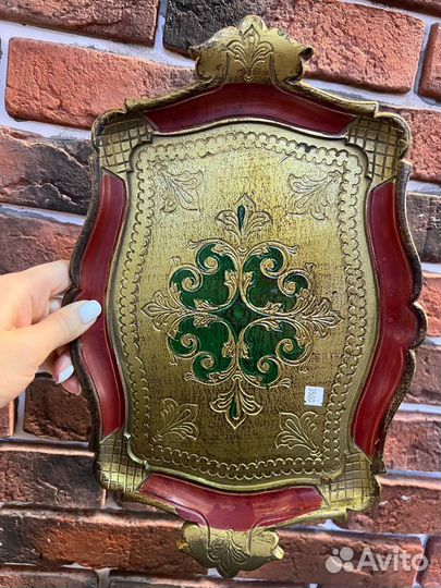 Антикварные флорентийские подносы