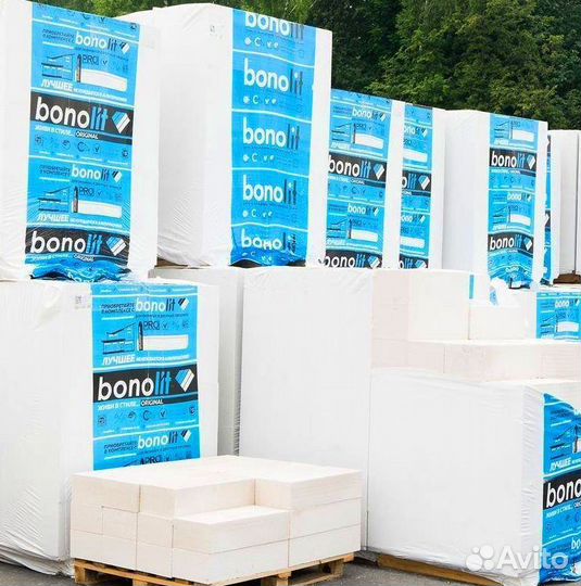 Газоблок Бонолит D500