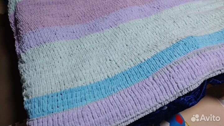 Ручная работа.Плед новый. Размер 184*210