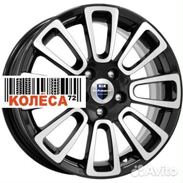 Кик Неман 6x15 5x100 ET38 Dia57.1 алмаз черный