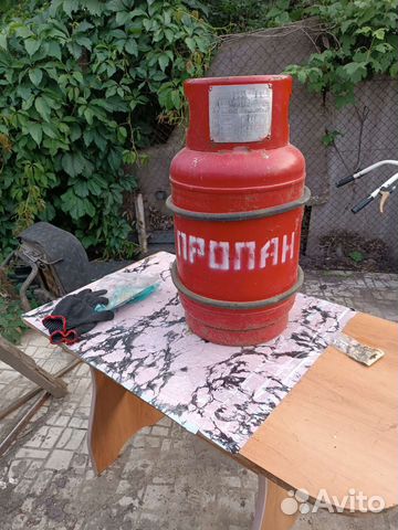 Газовый баллон 27 литров купить в Воронеже | Товары для дома и дачи | Авито