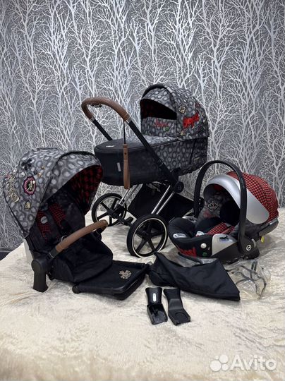 Коляска 3в1 Cybex Priam III Rebellious,в идеале