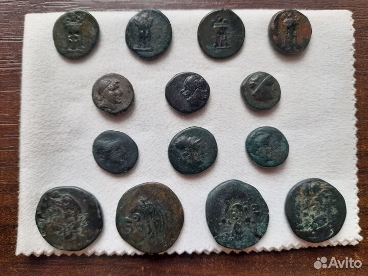 Редкие,медные монеты античной греции и не только