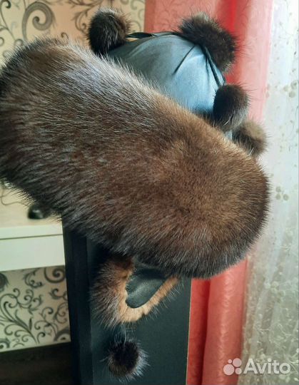 Шапка норковая женская