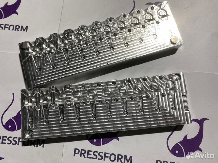 Форма чпу для литья клипс (свинцовых)