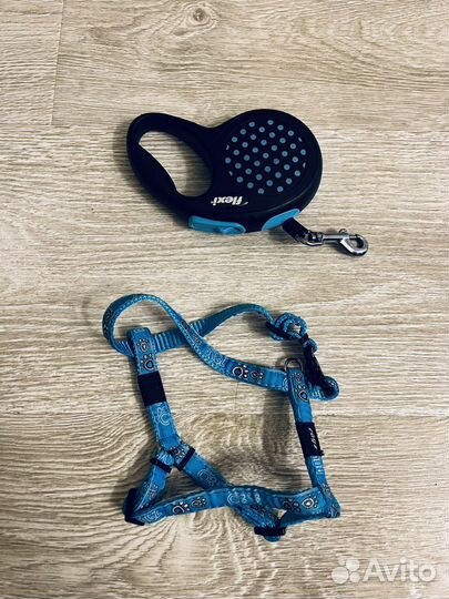 Поводок-рулетка и шлейка