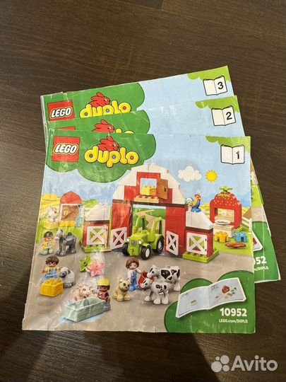 Lego duplo 10952 Ферма трактор, домик и животные