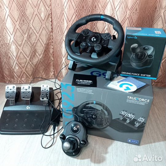 Руль Logitech g923 + кпп driving force shifter