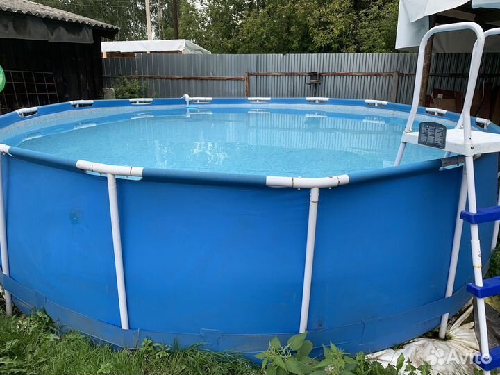 Каркасный бассейн 457 122 бу