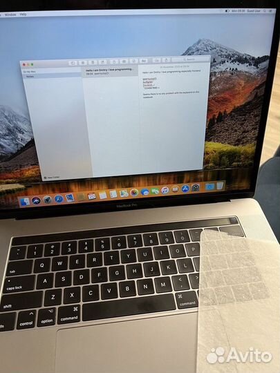 Macbook Pro 15 (2018), Space gray/Core i7