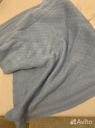 Плед детский вязаный