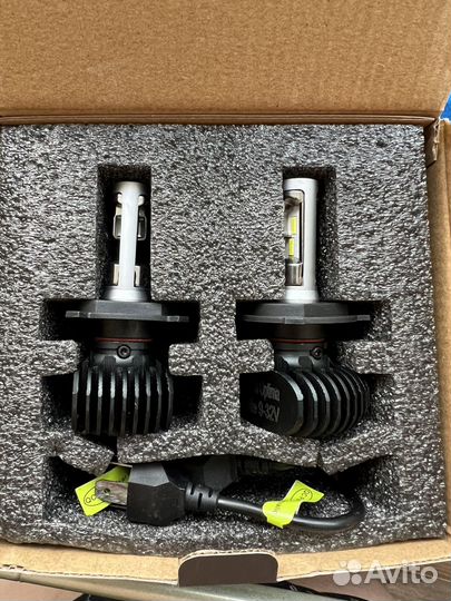 Диодные лампы h4