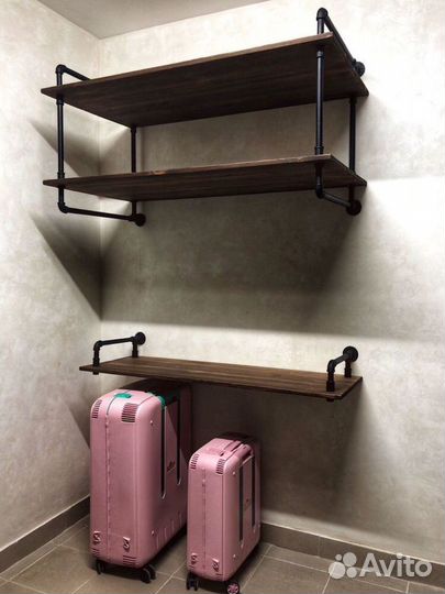 Полки в стиле лофт