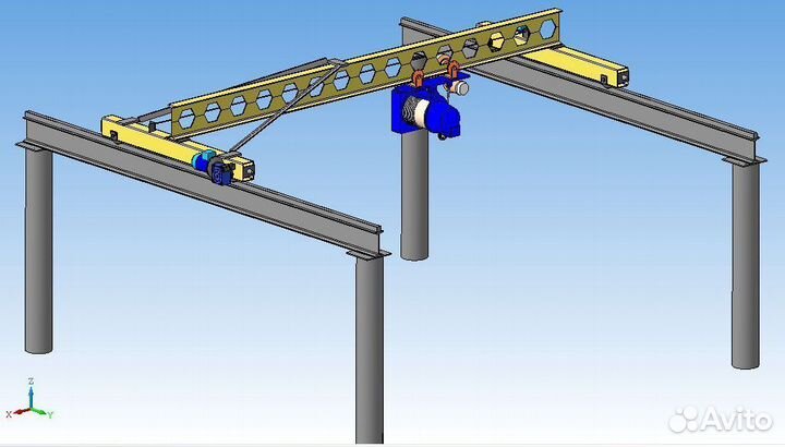 Подкрановые пути, эстакады