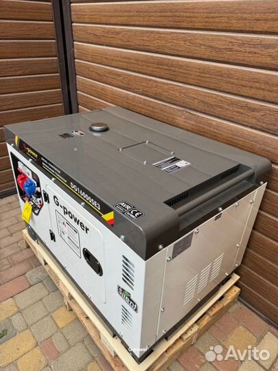 Генератор дизельный 12 kW g-power DG14000SE3