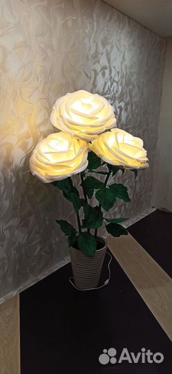 Ростовые цветы светильники
