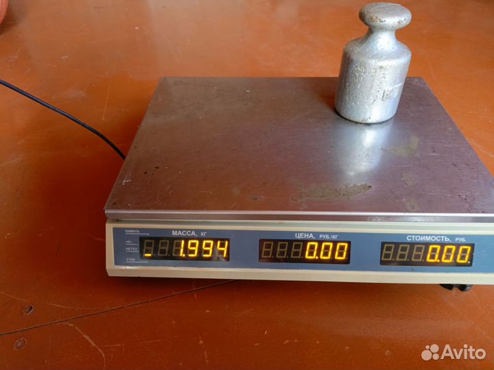 Весы торговые электронные бу