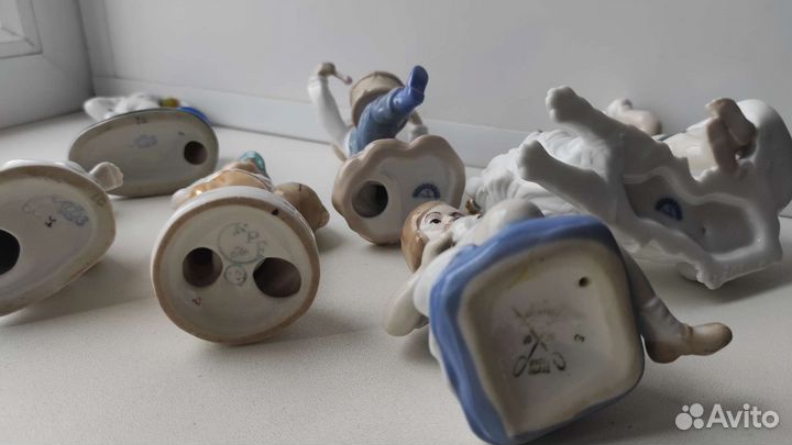 Фарфоровые статуэтки детей