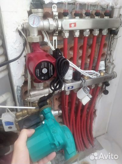 Сантехник, услуги сантехника, отопление теплый пол