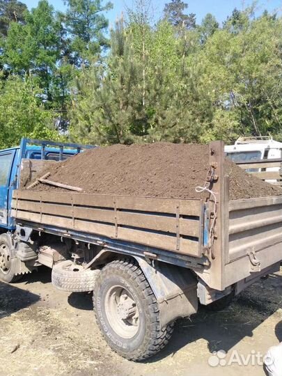 Навоз крс, перегной, чернозем, песок, пгс, щебень