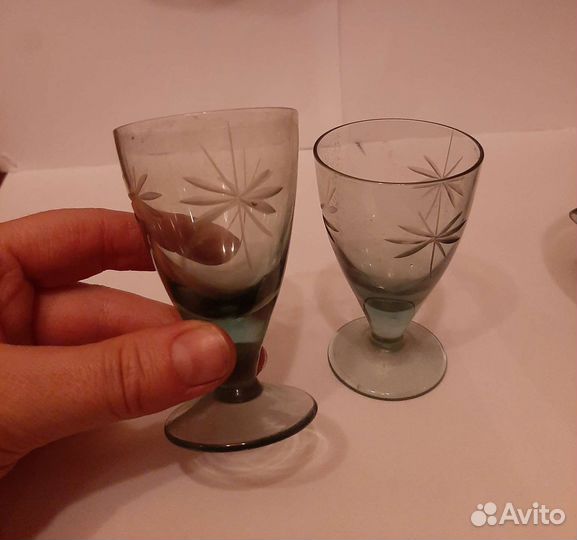 Набор: Лафитник и две рюмки