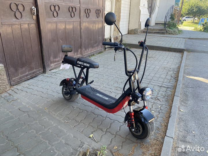 Электроскутер white siberia mini R 2.0 1200W RED