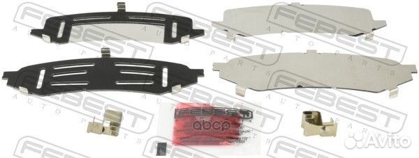 Комплект монтажный для дисковых колодок toyota