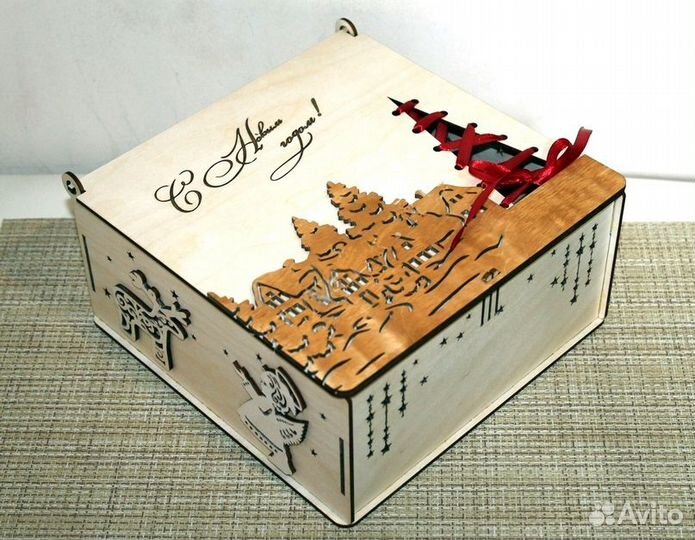 Лазерная резка фанеры, пластика, картона