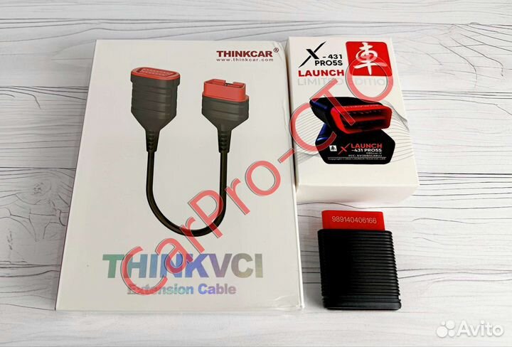 Launch X431 7pad с удлинителем