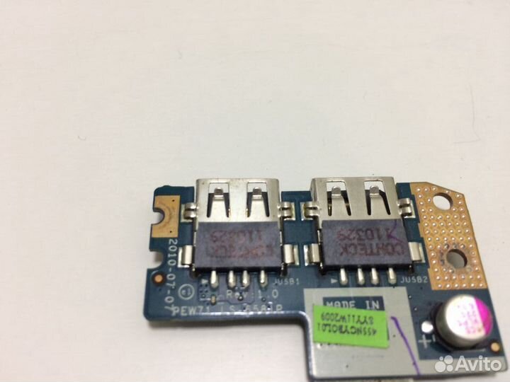 Плата USB ноутбука Acer 5733
