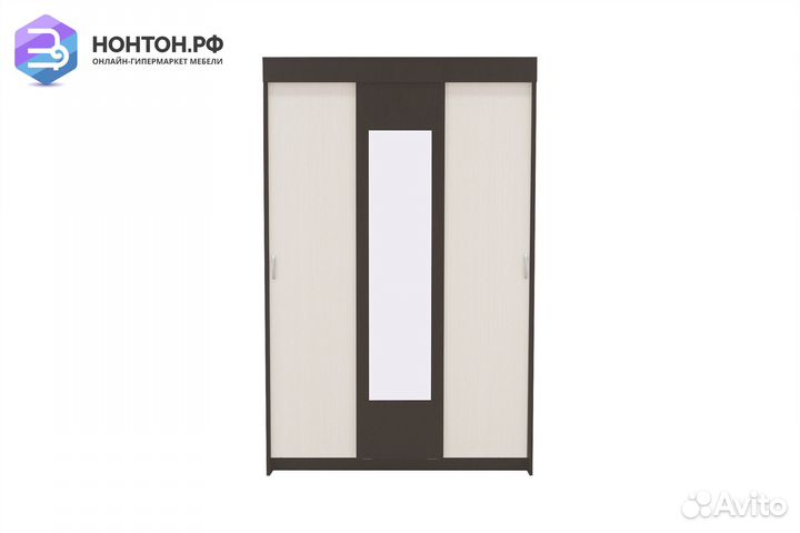 Шкаф-купе Бассо дуб белфорд / венге