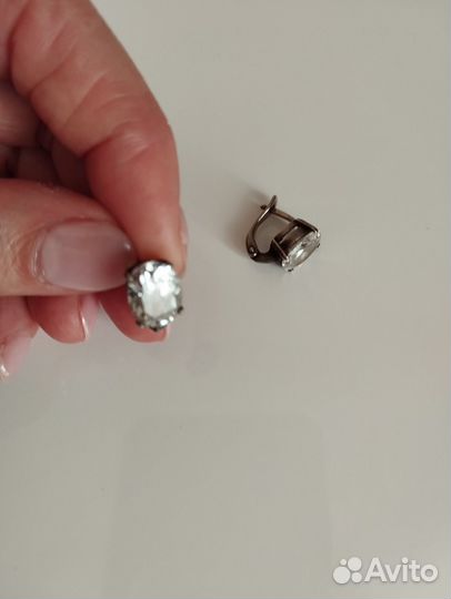 Серьги серебро 925 пробы СССР