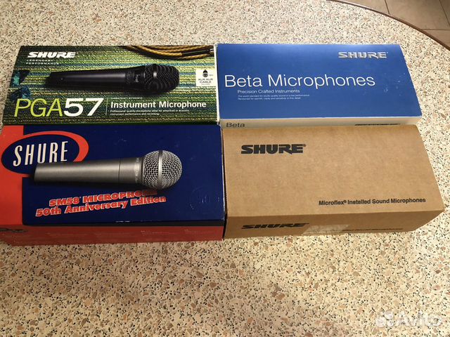 Микрофоны Shure