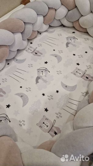 Простынь на резинке 85*60