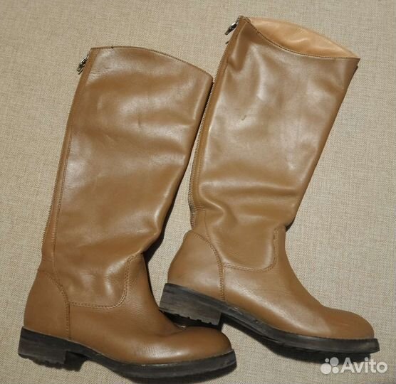 Сапоги женские 37 размер натуральная кожа