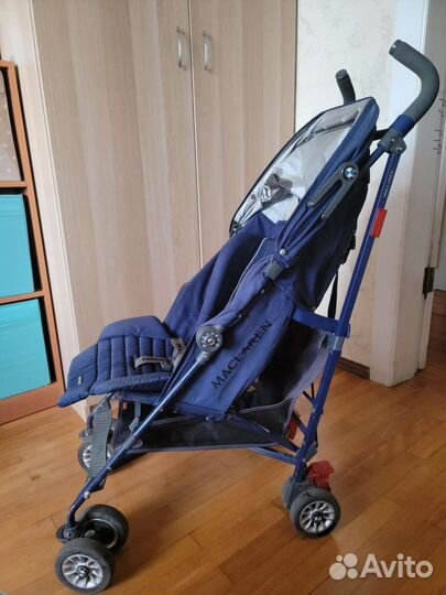 Легкая коляска-трость maclaren bmw