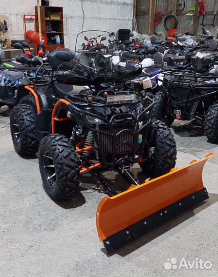 Квадроцикл Zongshen 300 4WD Лебедка, мех кпп