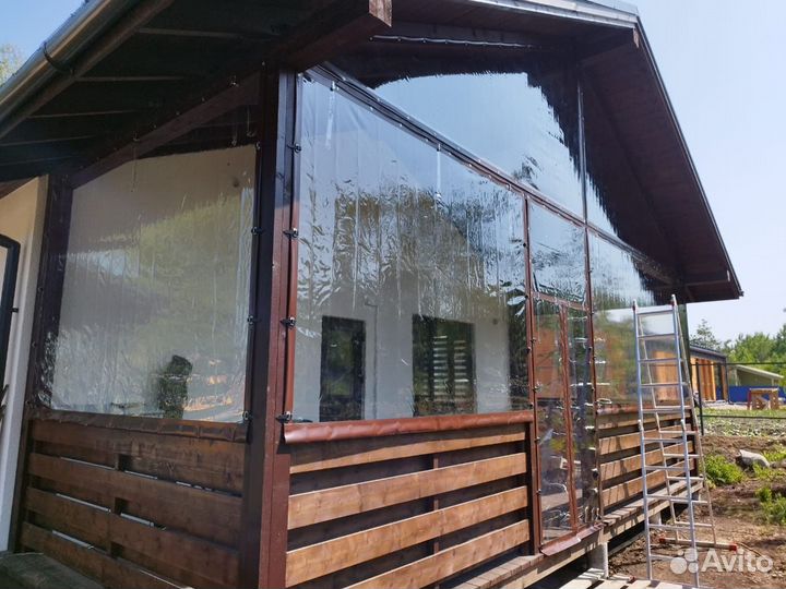 Мягкие окна на беседку, веранду, террасу