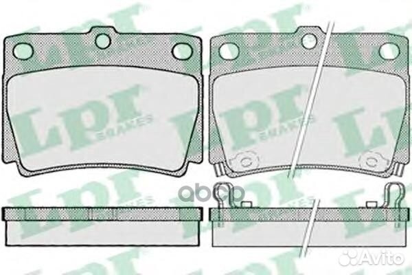 Комплект тормозных колодок 05P1029 05P1029 Lpr