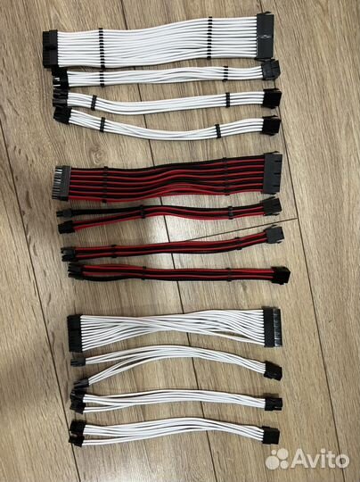 Удлинители кабелей CPU,Pcie,24pin